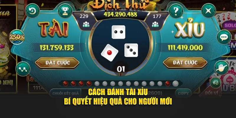 cách đánh tài xỉu