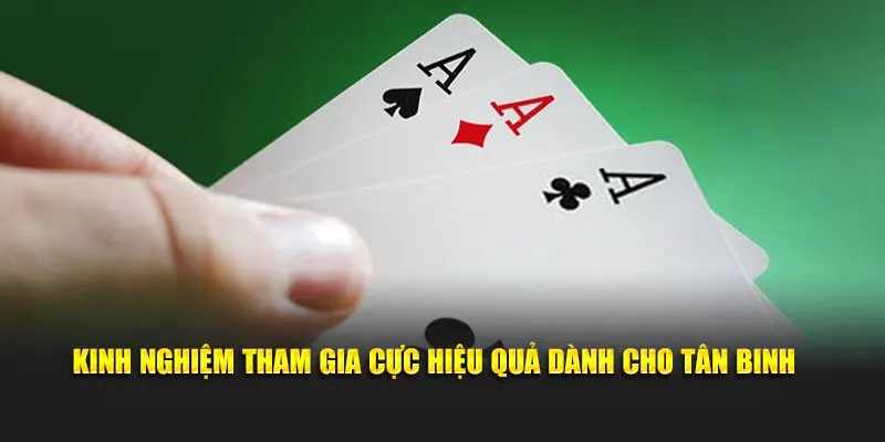 Kinh nghiệm tham gia cực hiệu quả dành cho tân binh